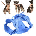 Pet PVC Strap Macaron Color Dog Chest Strap, Size: XS(Light Blue)