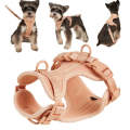 Pet PVC Strap Macaron Color Dog Chest Strap, Size: L(Pink)