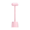Pet Cat and Dog Supplies Long Handle Comb With Base(Pink)
