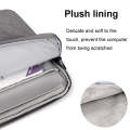 ST02 Large-capacity Waterproof Shock-absorbing Laptop Handbag, Size: 13.3 inches(Grey)