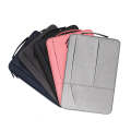 ST02 Large-capacity Waterproof Shock-absorbing Laptop Handbag, Size: 14.1-15.4 inches(Deep Sky Gray)