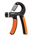 10-40kg Adjustable R-shaped Grip Finger Hand Training Gym(Black Orange (Plastic Bag))