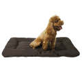 Outdoor Camping Foldable Pet Sleeping Pad 600D Oxford Cloth Waterproof Dog Pad(Brown)