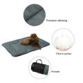 Outdoor Camping Foldable Pet Sleeping Pad 600D Oxford Cloth Waterproof Dog Pad(Grey)