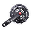 Bicycle Hollow Integrated CNC Aluminum Alloy Crankset Dust Cover, Size: 21-23mm(Black)