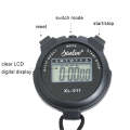 XINLOO XL-011 Display Single Memory Stopwatch Running Fitness Training Electronic Timer(Black)
