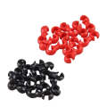 10 PCS Bicycle Handcuffs Type Shift Cable Buckle(Random Color Delivery)