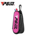 PGM SOB005 Golf Ball Bag Light Waist Bag Magnetic Suction Mini Ball Bag(Pink)