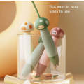 T004 Cartoon Silicone Adjustable Student Skipping Rope, Style: Soft Bead Bamboo Rope (Green)