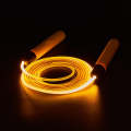 Glowing Skipping Rope Fitness Exercise Student Racing Training(Yellow)