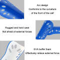 2 Pairs Football Shin Pads Professional Game Training Sports Knee Pads, Color: HTB01 Blue L