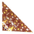 3 PCS Dog Saliva Towel Pet Triangle Bib(Thanksgiving 5)