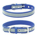 CL181K Pet Soft Reflecting Collar, Size: XS(No Iron Sheet Dark Blue)