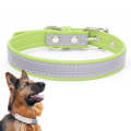 CL181K Pet Soft Reflecting Collar, Size: M(No Iron Sheet Light Green)