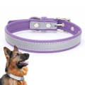 CL181K Pet Soft Reflecting Collar, Size: XL(No Iron Sheet Purple)