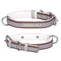 CL181K Pet Soft Reflecting Collar, Size: S(Velvet Bottom Brown)