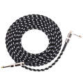 Guitar Connection Wire Folk Bass Performance Noise Reduction Elbow Audio Guitar Wire, Size: 0.5m(...