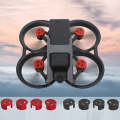 4 PCS / Set Sunnylife AT-MD475 Dust-proof Waterproof Aluminum Alloy Motor Cover For DJI Avata(Red)
