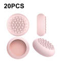 20 PCS Peripheral Button VR Handle Rocker Silicone Protective Cover, For Meta Quest 2(Pink)