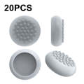 20 PCS Peripheral Button VR Handle Rocker Silicone Protective Cover, For Meta Quest 2(Grey)
