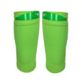 Football Shin Pads + Socks Sports Protective Equipment, Color: Green (L)