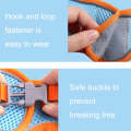 TM050 Pet Chest Strap Vest Type Breathable Reflective Traction Rope XXXS(Blue Pink)