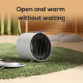 XY-610 Home Office Desk Mini Low Noise Heater Warm Air Machine, Plug Type: US Plug(White)