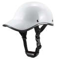 BSDDP A0344 Motorcycle Helmet Riding Cap Winter Half Helmet Adult Baseball Cap(White)