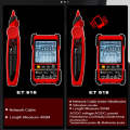 ET616  Rechargeable Adjustable Network Cable Tester Wire Tracker POE Cable Tester (Red)