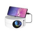YT200 320 X 180P LED HD Mini Projector USB Powered Support Wired Connection Phone Screen(White)
