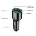 G33 Car Bluetooth Hands-free Audio Receiver 2.5A USB Car Charger(Black)