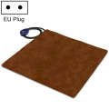 50x50cm Coffee 12V Low Voltage Multifunctional Warm Pet Heating Pad Pet Electric Blanket(EU Plug)