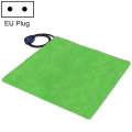 50x50cm Green 12V Low Voltage Multifunctional Warm Pet Heating Pad Pet Electric Blanket(EU Plug)