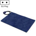 65x40cm Blue 12V Low Voltage Multifunctional Warm Pet Heating Pad Pet Electric Blanket(EU Plug)