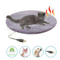 5V USB Pet Electric Heating Pad for Dogs and Cats To Keep Warm(Silver Gray)