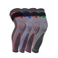 Nylon Knitted Riding Sports Extended Knee Pads, Size: L(Green Anti-slip)