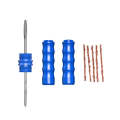 BIKERSAY BT056 Bicycle Fork Drill Bit Vacuum Tire Repair Tool(Blue)