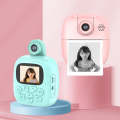 A18 HD Printable Cartoon Kids Digital Camera with Rotating Lens, Spec: Pink+32G