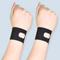 1 Pair EADEN Sports Wrist Guard Thin Yoga Sprains Recovery Wrist Cover, Size: S(Black)