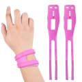 1 Pair EADEN Sports Wrist Brace Yoga Fitness TFCC Support Wrist Cover, Size: M(Reinforced Pink)