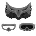 For DJI Avata Goggles 2 Eye Pad Silicone Protective Cover(Black)