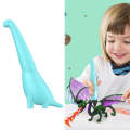Dinosaur Toy Children 3D Printing Pen Low Temperature Painting Brush(Blue)