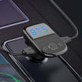 LDNIO C706Q QC3.0+AUTO-ID Car Bluetooth FM Music Digital Display Car Charger with Micro USB Cable