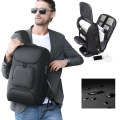 BANGE  BG-7216plus Antitheft Waterproof Travel Men Backpack 15.6 Inch Laptop Bag(Black)