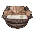 Autumn/Winter Dog Warm Cotton Jacket Pet Clothes, Color: Coffee 2 Legs(12)