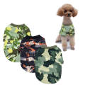 Dog Clothes Camouflage Series Fleece Sweater Small Pet Clothing, Size: M(Camouflage Yellow)