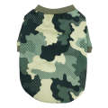 Dog Clothes Camouflage Series Fleece Sweater Small Pet Clothing, Size: S(Camouflage Green)