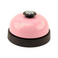 Pet Toy Training Called Dinner Small Bell Footprint Ring Dog Toys(Pink)