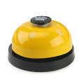 Pet Toy Training Called Dinner Small Bell Footprint Ring Dog Toys(Yellow)