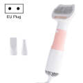 3 in 1 600W Pet Electric High Wind Hair Removal Blowing Combs, Specification: EU Plug 220V(Pink)